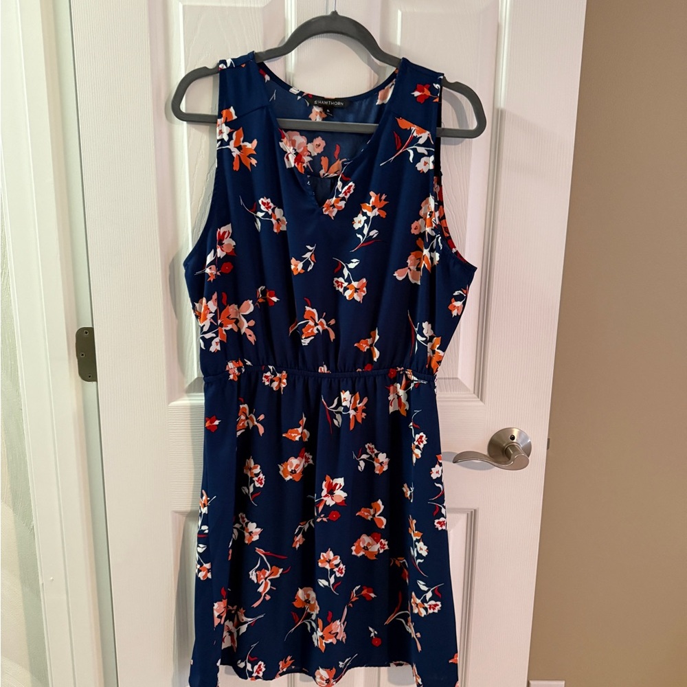 41 Hawthorn Navy Floral Mini Dress